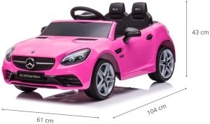 Milly Mally Pojazd na akumulator Mercedes-Benz SLC Pink 15
