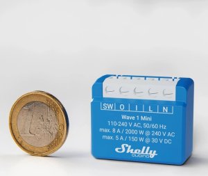 Shelly Shelly Qubino Wave 1 Mini Mądry przełącznik Niebieski 4