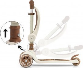 Hulajnoga Milly Mally Fuzzy Classic Beżowy 9