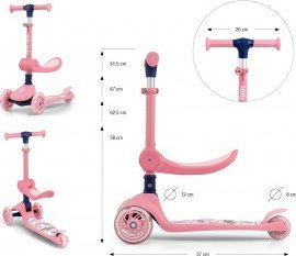 Milly Mally Milly Mally Scooter Fuzzy Pink 11