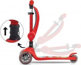 Milly Mally Milly Mally Scooter Fuzzy Red 9