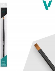 Vallejo Vallejo: B04002 - Effects - Flat Rectangular Brush - Synthetic 2 3