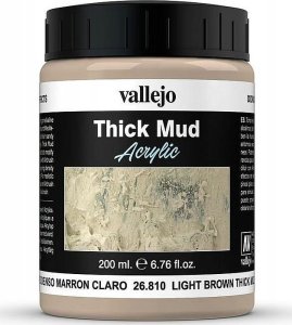 Vallejo : 26.810 - Diorama FX - Thick Mud - Light Brown Mud (200 ml) 2