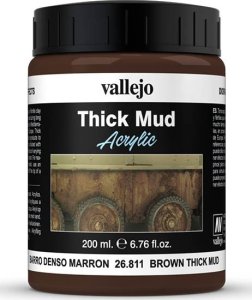 Vallejo Vallejo: 26.811 - Diorama FX - Thick Mud - Brown Mud (200 ml) 2