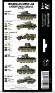 Vallejo 71205 Zestaw farb MODEL AIR - GERMAN COLORS 1927-1941 3