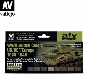 Vallejo Vallejo: AFV - WWII British Colors UK/BEF/Eur 8x17 1