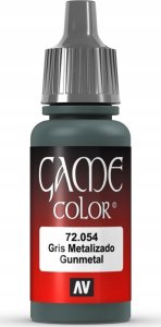 Vallejo Vallejo: 72.054 - Game Color - Metallic - Dark Gunmetal (18 ml) 1
