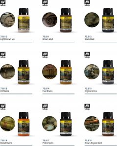 Vallejo Vallejo: 73.825 - Weathering FX - Environment - Crushed Grass (40 ml) 4