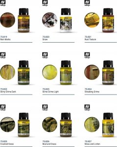 Vallejo Vallejo: 73.825 - Weathering FX - Environment - Crushed Grass (40 ml) 5