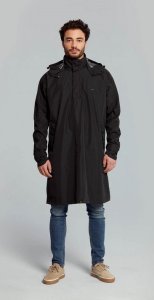 Basil Ponczo przeciwdeszczowe unisex BASIL MOSSE BICYCLE RAIN PONCHO UNISEX 100% waterproof jet black Rozmiar: XL/XXL 4