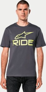 Alpinestars T-shirt ALPINESTARS RIDE 4.0 CSF TEE, Charcoal/Lime/Black Rozmiar: M 2