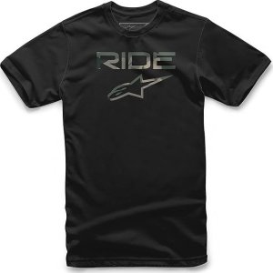 Alpinestars T-shirt ALPINESTARS RIDE 2.0 CAMO TEE, Black Rozmiar: L 1