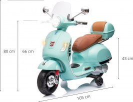 Milly Mally Milly Mally Pojazd na akumulator Vespa GTS Super Mint 15