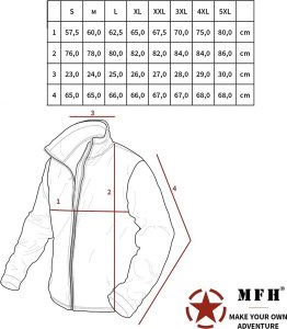 Kurtka męska MFH Kurtka Pikowana Bundeswehr MFH - Oliwkowa, Rip Stop, Zamek Błyskawiczny 4XL 5