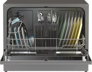 Zmywarka Candy | Zmywarka | 6E51LS | Table | Plotis 55 cm | Number of place settings 6 | Number of programs 8 | Energy efficiency class E | srebrny 2