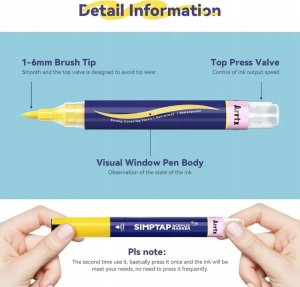 ARRTX Akriliniai markeriai - flomasteriai ARRTX Simptap, 24 spalvų 3
