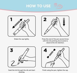 ARRTX Akriliniai markeriai - flomasteriai ARRTX Simptap, 24 spalvų 4