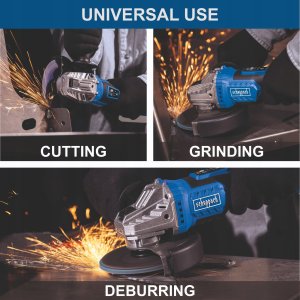 Szlifierka Scheppach Akumuliatorowy kątowa szlifierka BC-AG125-X 20V, obudowa 4