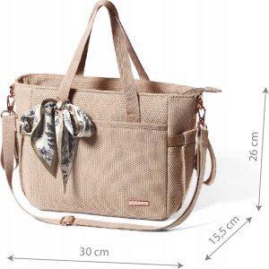 BabyOno Torba dla mamy do wózka Carmen 1571/02 beżowa 11