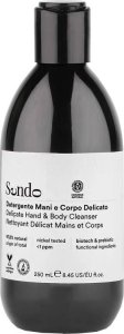 Sendo Delicate Hand & Body Cleanser delikatny żel do mycia rąk i ciała 250ml 1