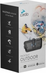 Cardo Cardo Packtalk Outdoor Pasikalbėjimo įranga, Juodas 2