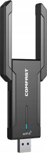 Karta sieciowa Comfast Comfast WiFi-USB adapteris, 5374Mbps, 2.4GHz, 5GHz, 6GHz 3
