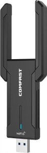 Karta sieciowa Comfast Comfast WiFi-USB adapteris, 5374Mbps, 2.4GHz, 5GHz, 6GHz 4
