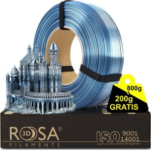 ROSA3D Filament ROSA3D ReFill PLA Multicolour Silk Pacific 1,75mm 800g + 200g GRATIS 1