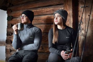 Graff Kalesony termoaktywne męskie Graff 914-2 Grafit 4