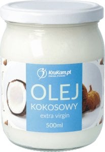 KruKam Olej KOKOSOWY 500ml Extra Virgin Zimnotłoczony 1