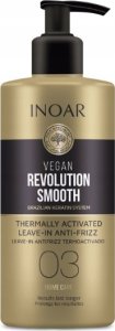 Inoar INOAR Vegan Revolution Smooth Thermo Activated Minkštinantis ir glotninantis Leav-In - karščiu aktyvuojamas nenuplaunamas balzamas Step 3 350 ml 1