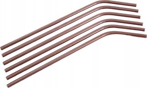 Berlinger Haus KOMPLET METALOWYCH SŁOMEK DO PICIA 6 ELEMENTÓW ROSE GOLD BH-2982 4
