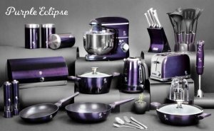 Frytkownica beztłuszczowa Berlinger Haus FRYTOWNICA BEZTŁUSZCZOWA MINI 1.6L 1000W BERLINGER HAUS PURPLE ECLIPSE BH-9207 5