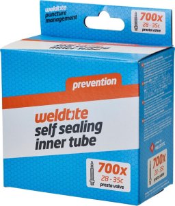 Weldtite Dętka z płynem antyprzebiciowym WELDTITE SELF SEALING INNER TUBE 700 x 28c-35c presta (NEW) 1