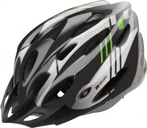 B-skin KASK B-SKIN REGULAR Rozmiar kasku: L(58-60 cm), Wybierz kolor: Niebieski/Szary/Zielony 1