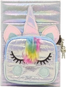 Stnux Pamiętnik Puffy Unicorn z kieszonką, biały STN 8714 3