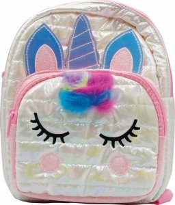 Stnux Plecak Puffy Unicorn biały 20x26x8cm STN 8738 1