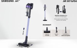 Odkurzacz pionowy Samsung Jet 60 Turbo VS15A6031R4/ET 4