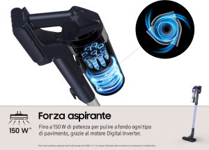 Odkurzacz pionowy Samsung Jet 60 Turbo VS15A6031R4/ET 6