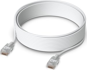 Ubiquiti UACC-Cable-Patch-EL-12M-W kabel sieciowy Półprzezroczysty, Biały Cat6 2