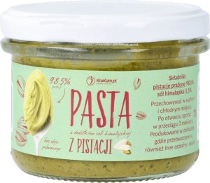 KruKam Pasta z pistacji z solą himalajską 150g 1