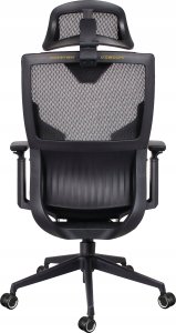 Fotel Cortek ODDYCHAJĄCY FOTEL OBROTOWY DLA GRACZA CORTEK CZARNY VISION BIUROWY 5