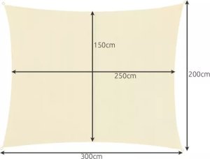 Gardlov ŻAGIEL PRZECIWSŁONECZNY 3X2M- BEŻOWY GARDLOV 23163 3