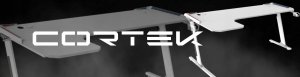 Biurko Cortek BIURKO GAMINGOWE SKY L-SHAPE DUŻE SOLIDNE WARSTWA OCHRONNA UCHWYTY 3