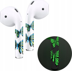 RockMax ROCKMAX ART SKINS BUTTERFLY GLOW WITH APPLICATOR FOR AIRPODS 1/2 1