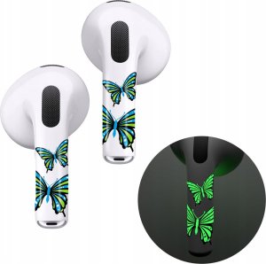 RockMax ROCKMAX ART SKINS BUTTERFLY GLOW WITH APPLICATOR FOR AIRPODS 3 1