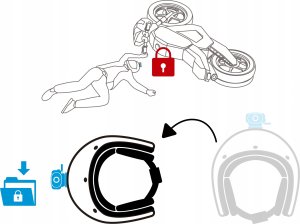 Wideorejestrator MUFU WIDEOREJESTRATOR MOTOCYKLOWY MUFU MOTOCAM V11S FULLHD 7H KAMERA NA MOTOCYKL 12