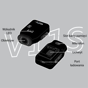 Wideorejestrator MUFU WIDEOREJESTRATOR MOTOCYKLOWY MUFU MOTOCAM V11S FULLHD 7H KAMERA NA MOTOCYKL 5