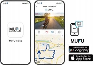 Wideorejestrator MUFU WIDEOREJESTRATOR MOTOCYKLOWY MUFU MOTOCAM V30P FULLHD 7H KAMERA NA MOTOCYKL 6