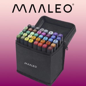 Maaleo MARKERY/PISAKI DWUSTRONNE - 40 SZT. MAALEO 24102 7